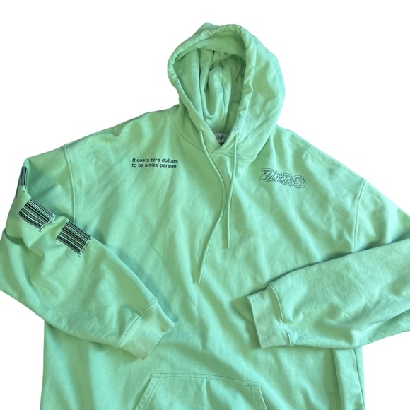 The Mayfair Group It Costs Zero Dollars Barcode Graphic Hoodie - Picture 3 of 9